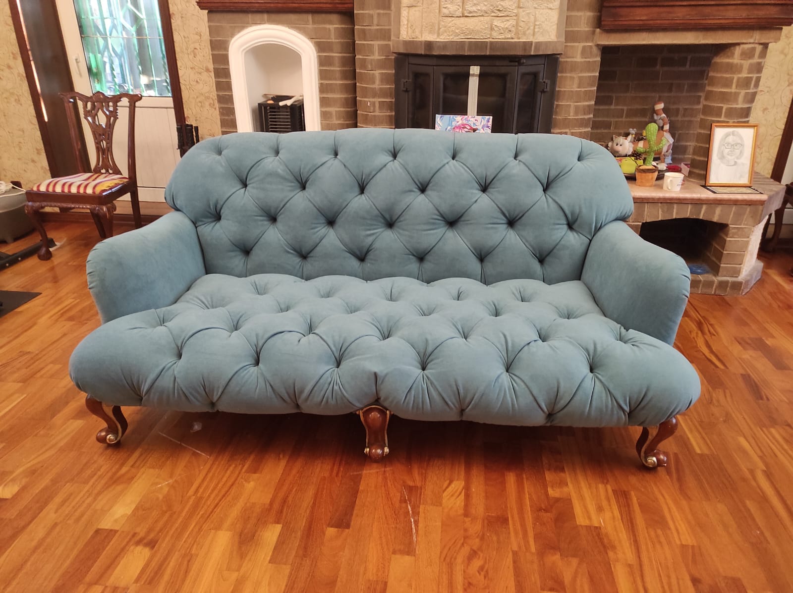 Обивка дивана. Верхняя Салда